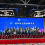 Representatives from Shell and CUHK at the "Powering Cleaner Campus Transport" kick-off ceremony in Hong Kong